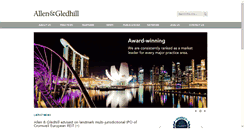 Desktop Screenshot of allenandgledhill.com